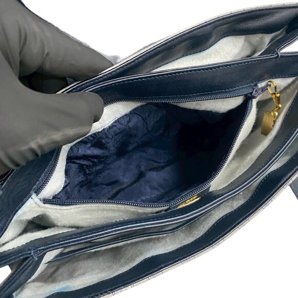 GUCCI Blue Leather Bag - Picture 9 of 9